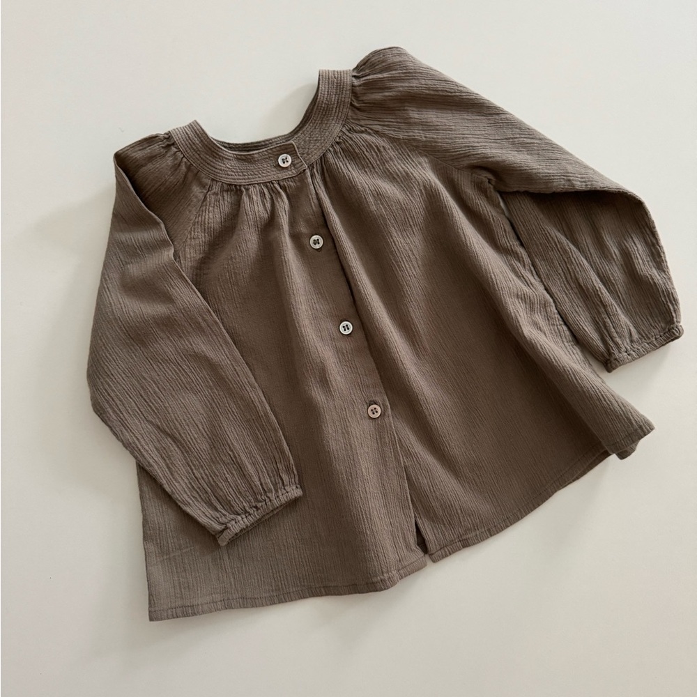 Bonton Kids Taupe Blouse